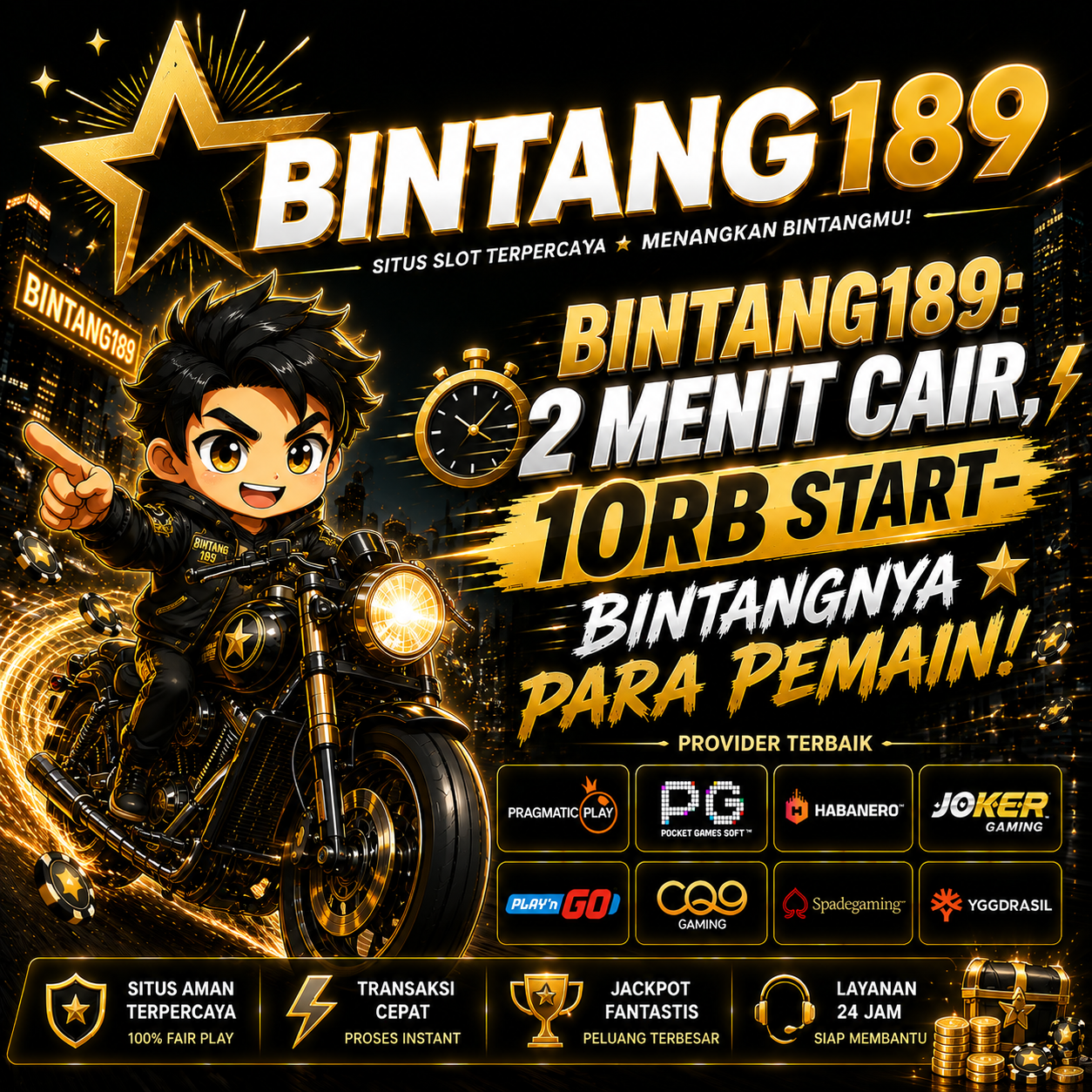 BINTANG189: 2 Menit Cair, 10rb Start – Bintangnya Para Pemain by Hey siriusly